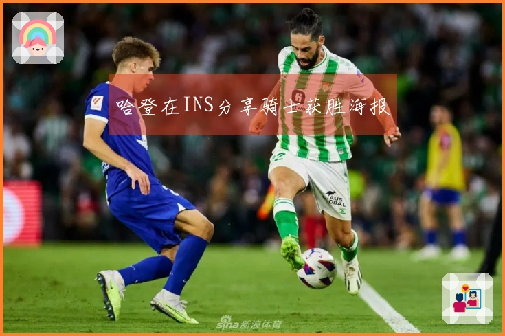 哈登在INS分享骑士获胜海报